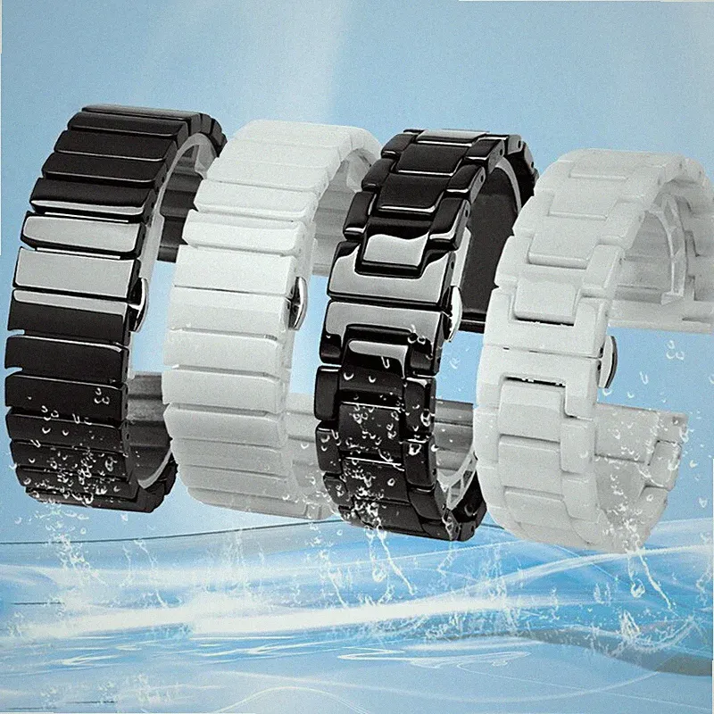 16| 18| 20| 22mm Ersatz Armband Universal Metall Keramik Edelstahl Smartwatch