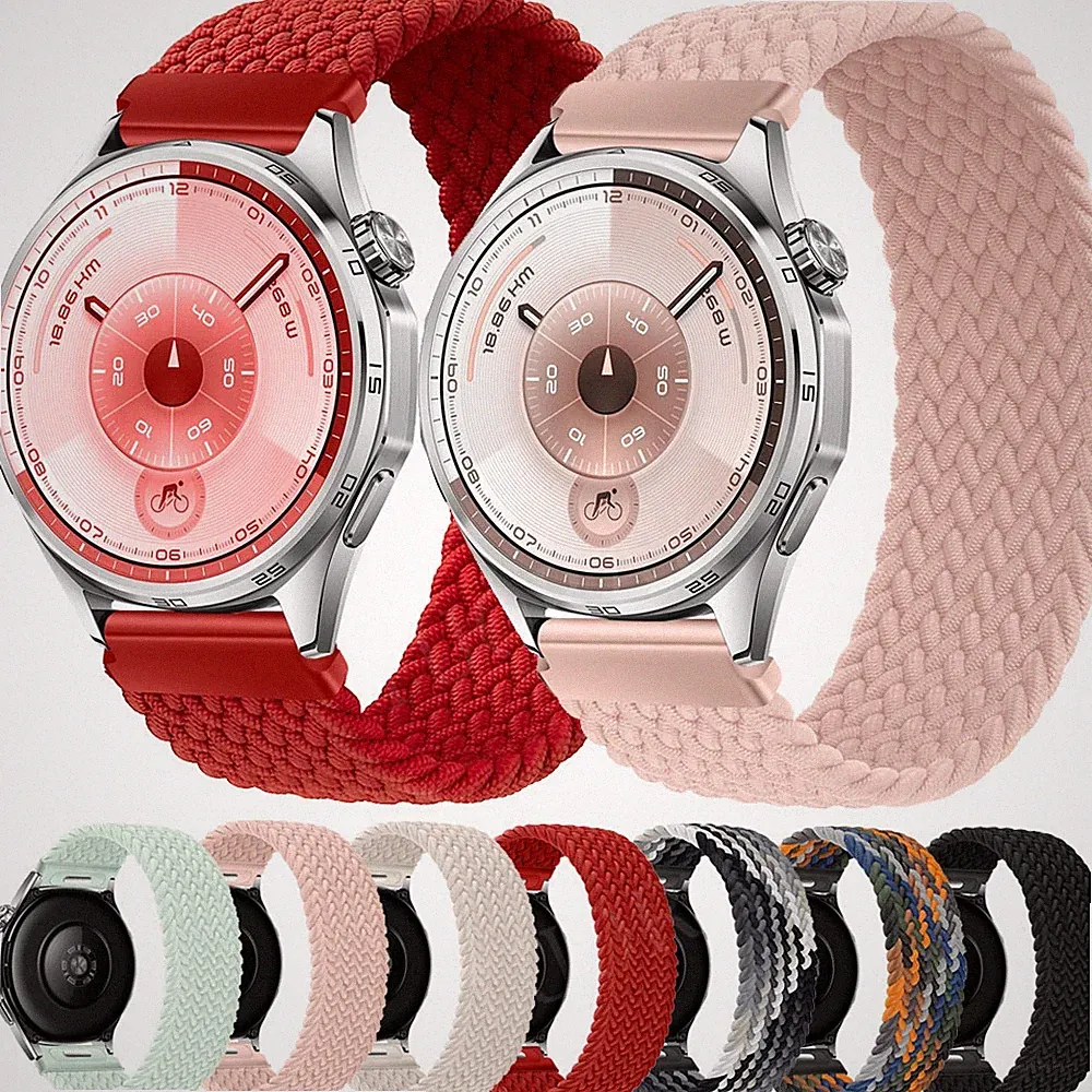 18/22mm Sport Nylon Armband Universell Smart Watch Uhrenarmband Ersatz Nylonband