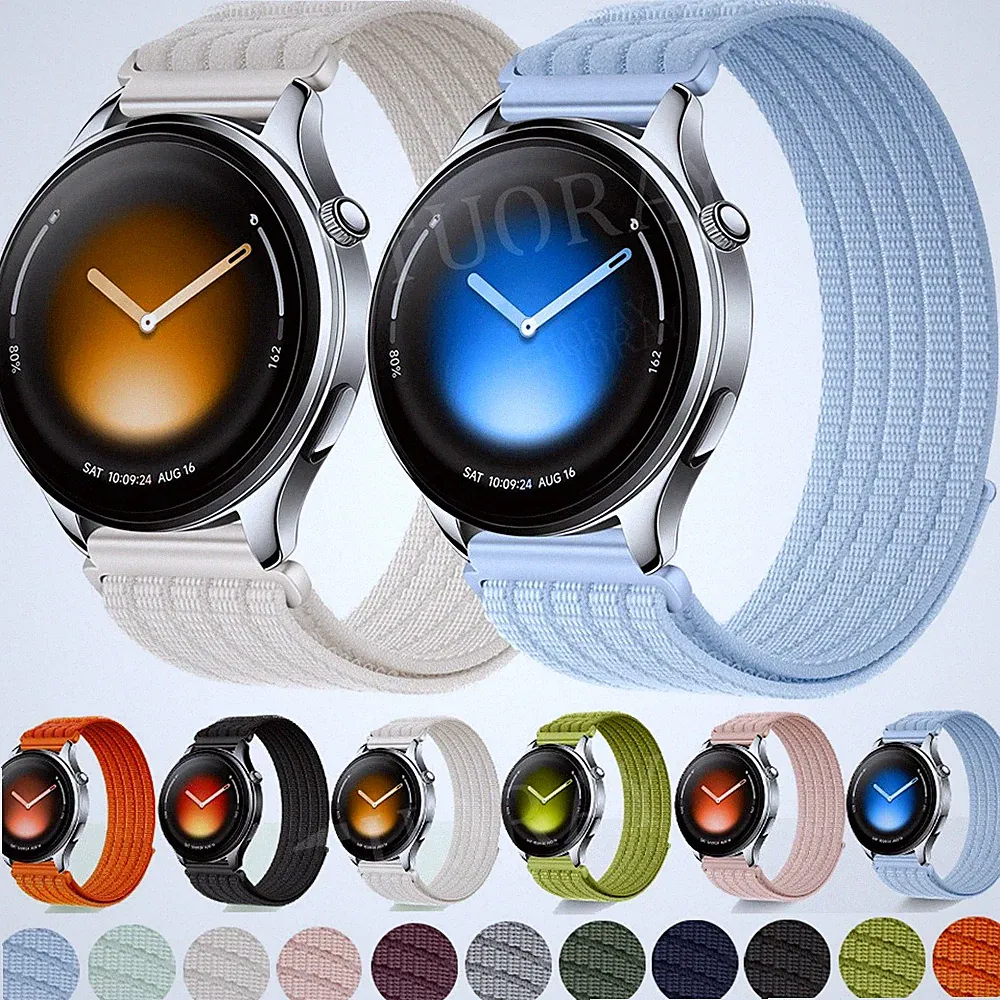 18mm /20mm /22mm Universal Smartwatch Sport Nylon Loop Uhrenarmband Ersatzband