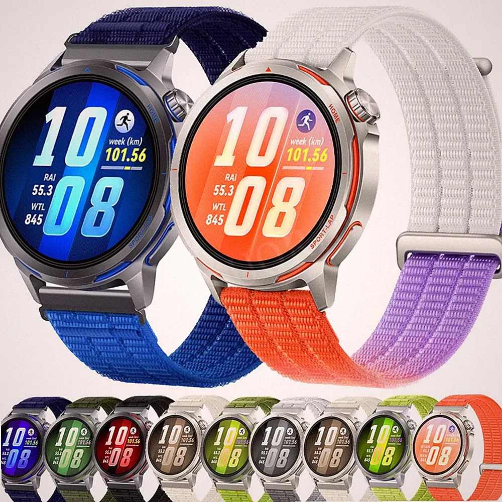18mm /20mm /22mm Universal Smartwatch Sport Nylon Loop Uhrenarmband Ersatzband