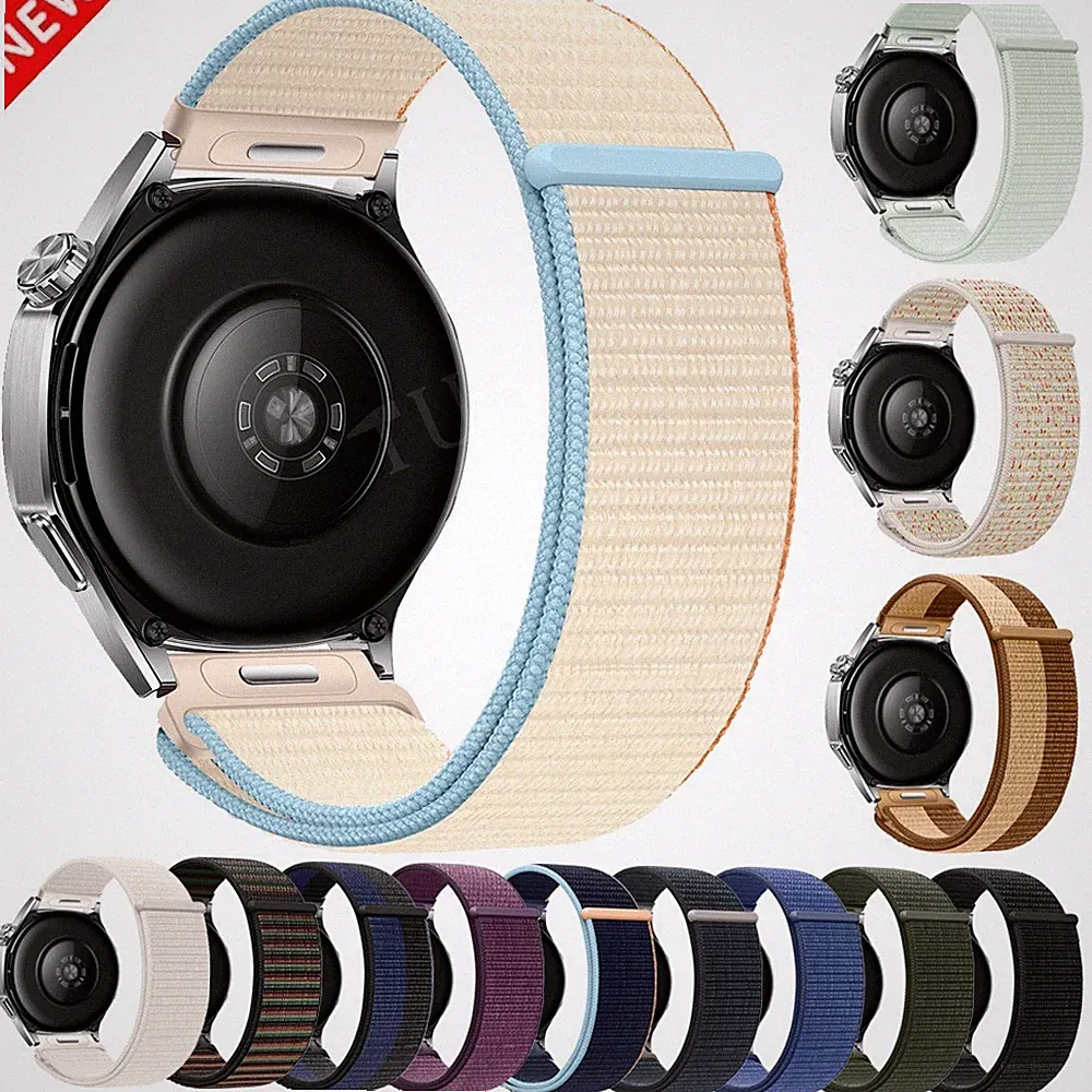 18mm /20mm /22mm Universal Smartwatch Sport Nylon Loop Uhrenarmband Ersatzband