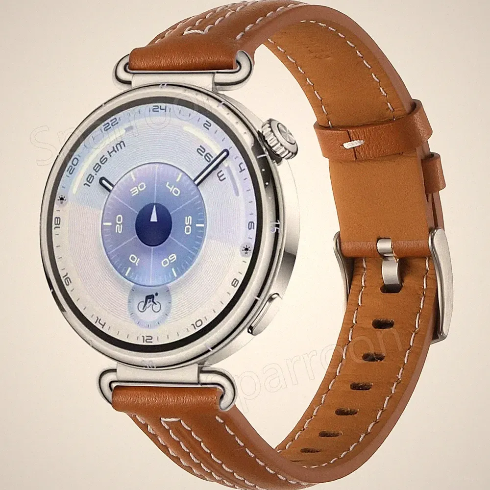 18mm Leder Armband For Huawei Watch GT6 / 5 / 4 41mm GT 5 Pro 42mm Uhrenarmband