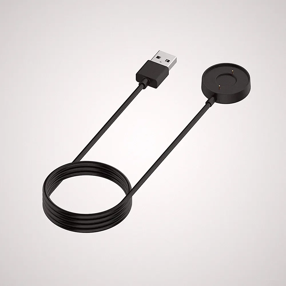 1m Uhren Ladegerät Ladekabel Dockstation für Fossil Hybrid Smartwatch HR Schwarz