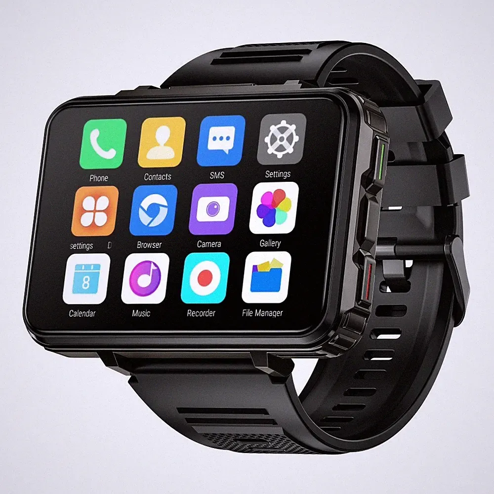 2,4" LOKMAT APPLLP 5 Max 4G Smartwatch Dual Kameras 6GB+128GB Android 10 1500mAh