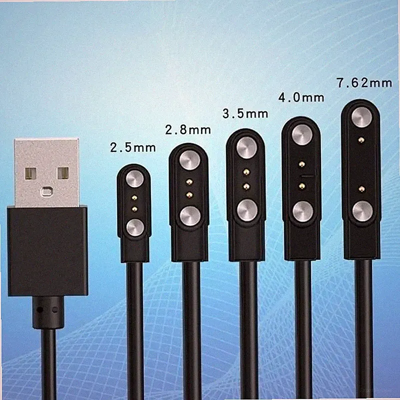 2-Pin Universal USB Daten Ladekabel Magnetisches Ladegerät für Smart Watch 3-Typ