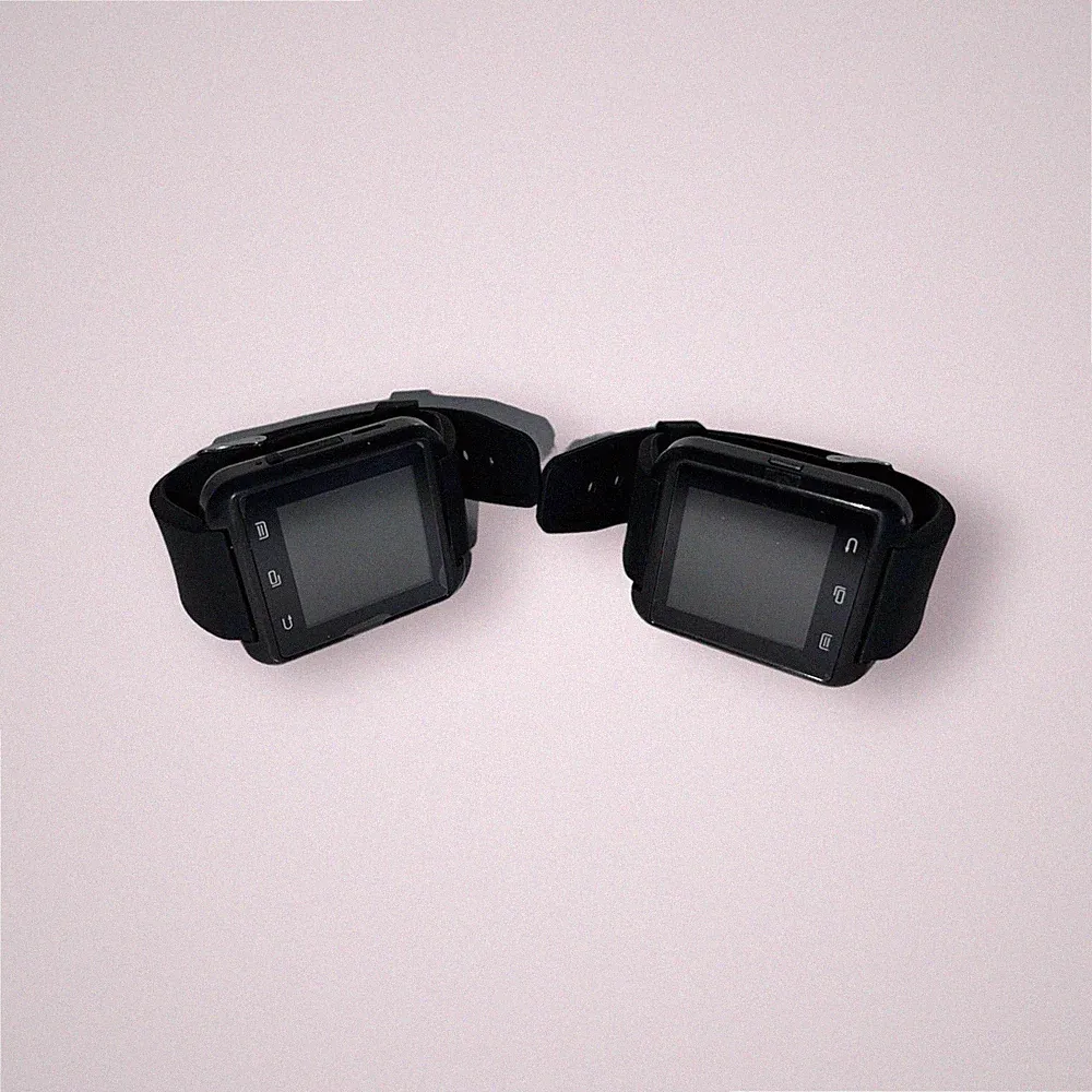 2 Stk. DiSmart 3 Smartwatch Schwarz Neu. Ideal für Kinder Aufladbare Uhr Schwarz