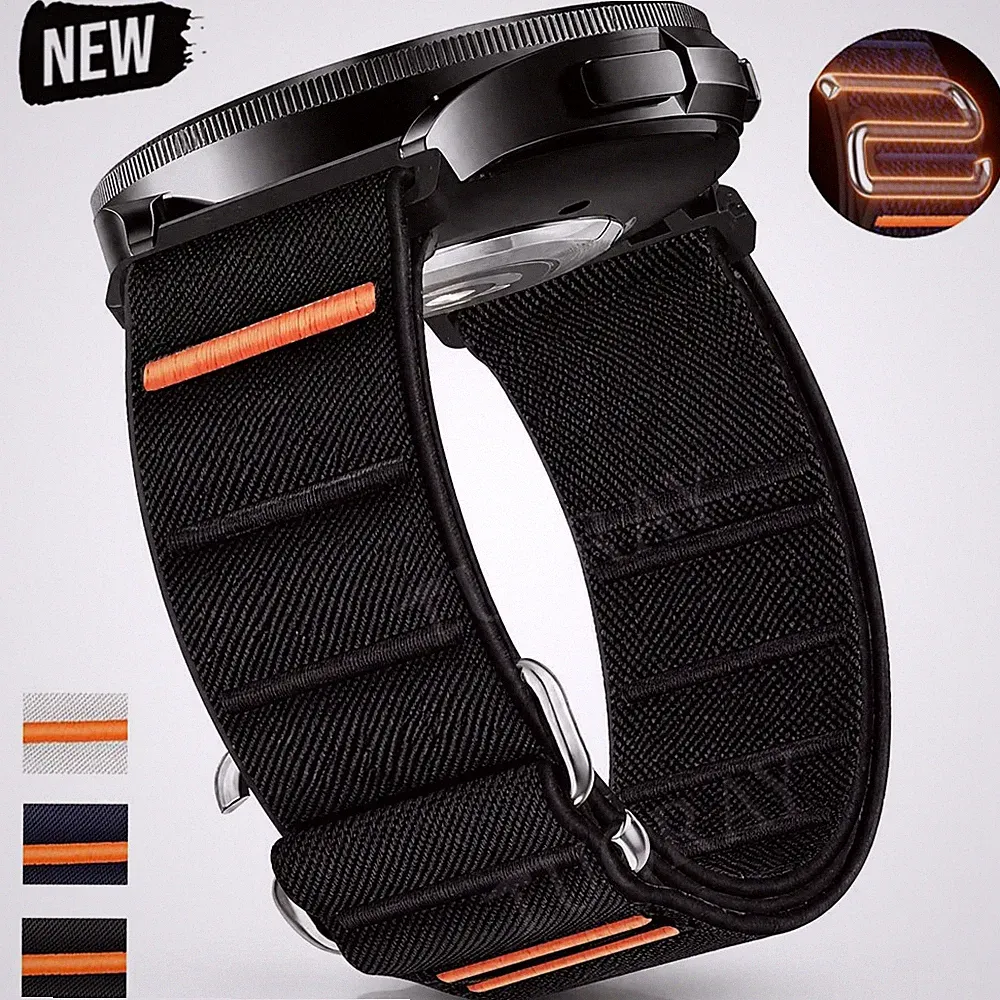 20~22mm Ersatz Armband Universal Rugged Nylon Nylonband Uhrenarmband Smartwatch