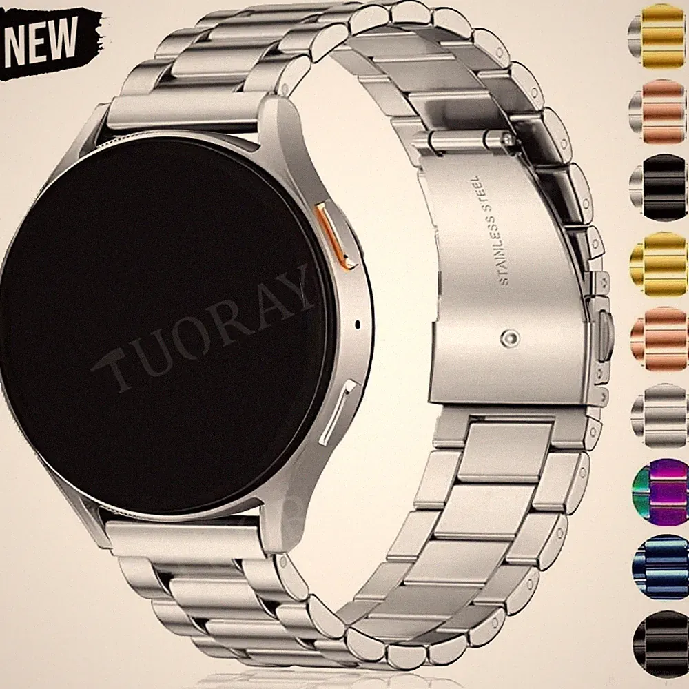 20/22mm Smartwatch Edelstahl Armband Universal Uhrenarmband Metall Ersatzband DE