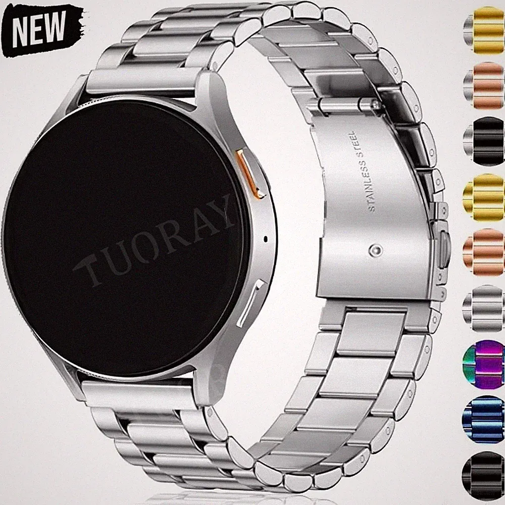 20/22mm Smartwatch Edelstahl Armband Universal Uhrenarmband Metall Ersatzband DE