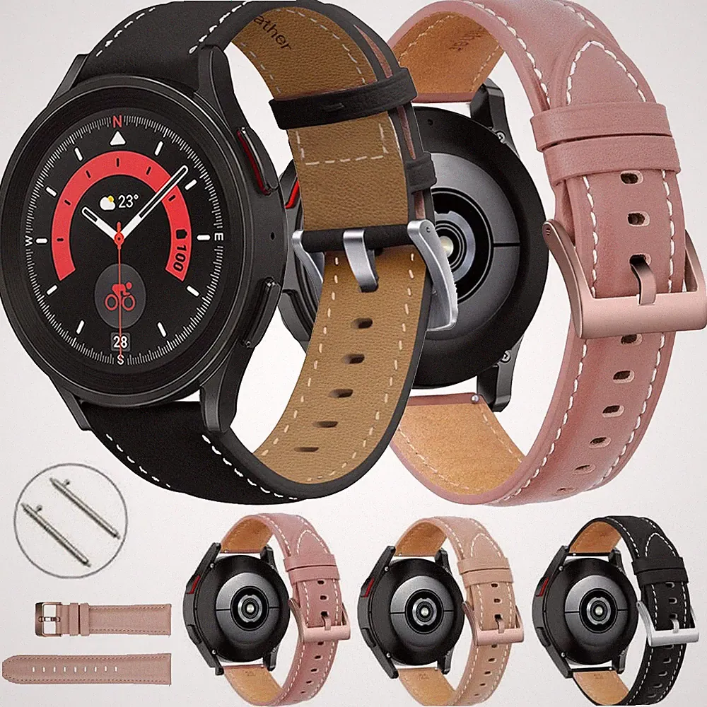 20/22MM Universal Leder Armband Ersatz Uhrenarmband Smart Watch Band Ersatzband