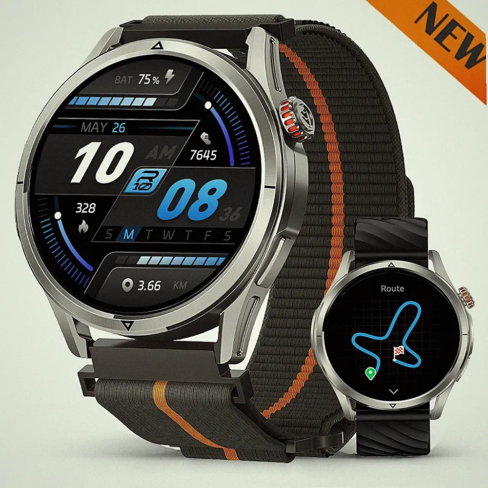 2025 KOSPET MAGIC R10 GPS Smartwatch Herren 50m Wasserdicht 50 Tage Akkulaufzeit