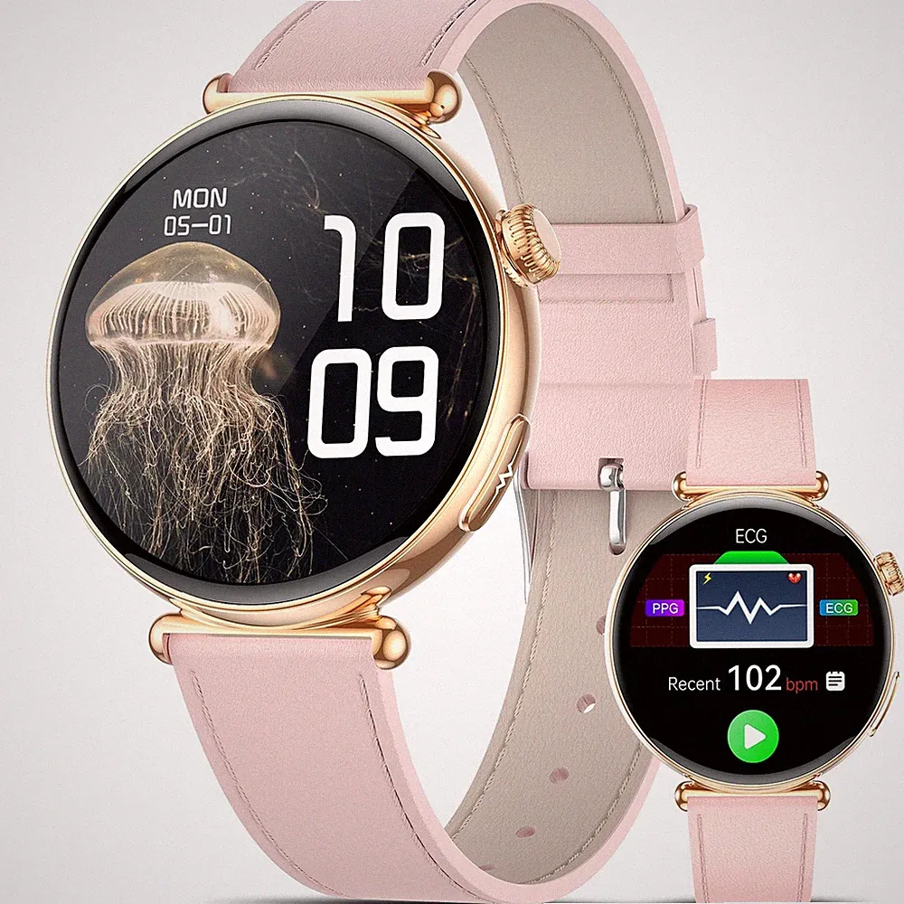 2026 Premium Smartwatch für Damen mit EKG, Blutdruck & ZyklustrackerFunktion
