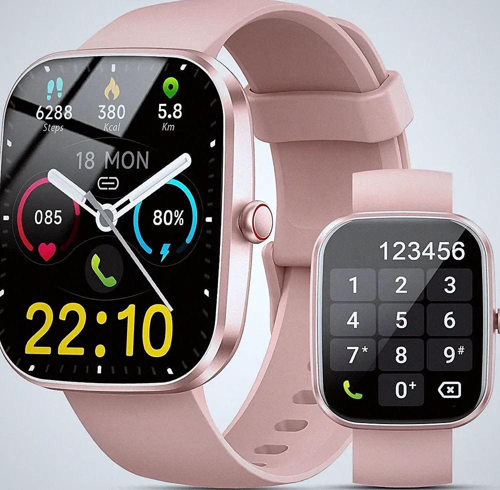 2026 Smartwatch Damen Herren Fitnessuhr, Fitness Tracker Schrittzähler Uhr, 1.91