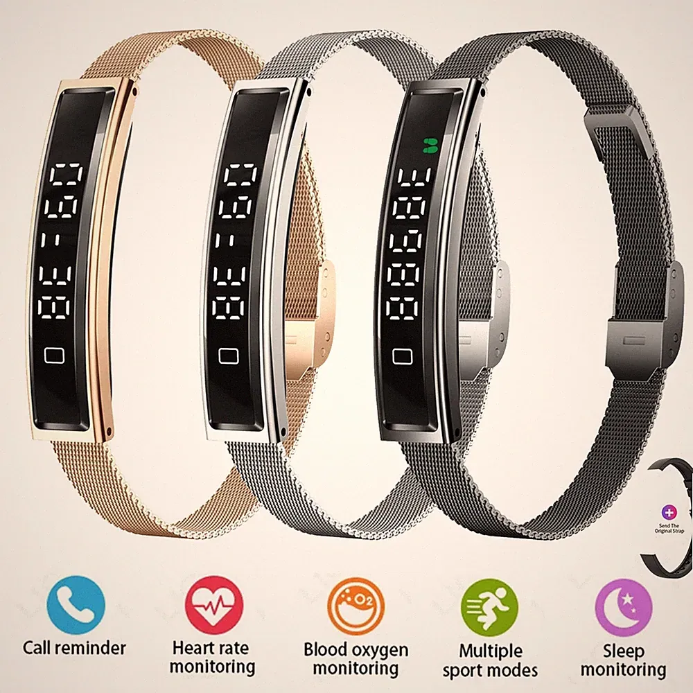 2026 Smartwatch Fitness Tracker Smart Bracelet Herzfrequenz Schrittzähler Uhr