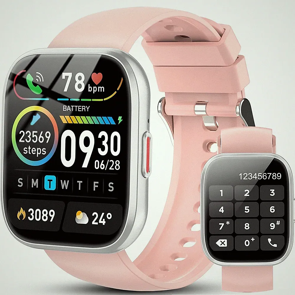 2026 Smartwatch Herren Damen, 1,85" HDTouchscreen Smart Watch mit Telefonfunk...