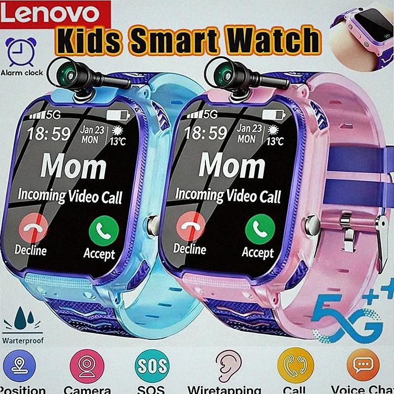 2027 Neu 5g Kinder Smart Watch GPS Standort SIM Karte Anruf SOS Kamera Waterp