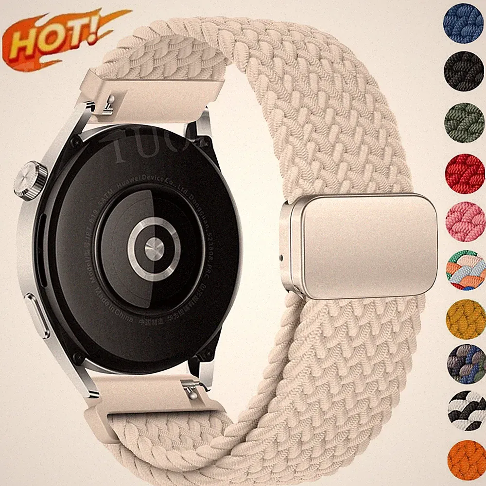 20mm | 22 mm Magnet Nylon Uhrenarmband Ersatz Universal Armband Smartwatch Band
