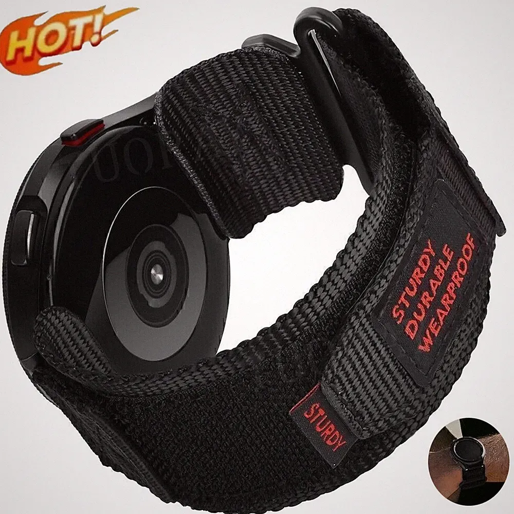 20mm / 22mm Armband Universell Nylon Rugged Ersatzband Smart Watch Uhrenarmband