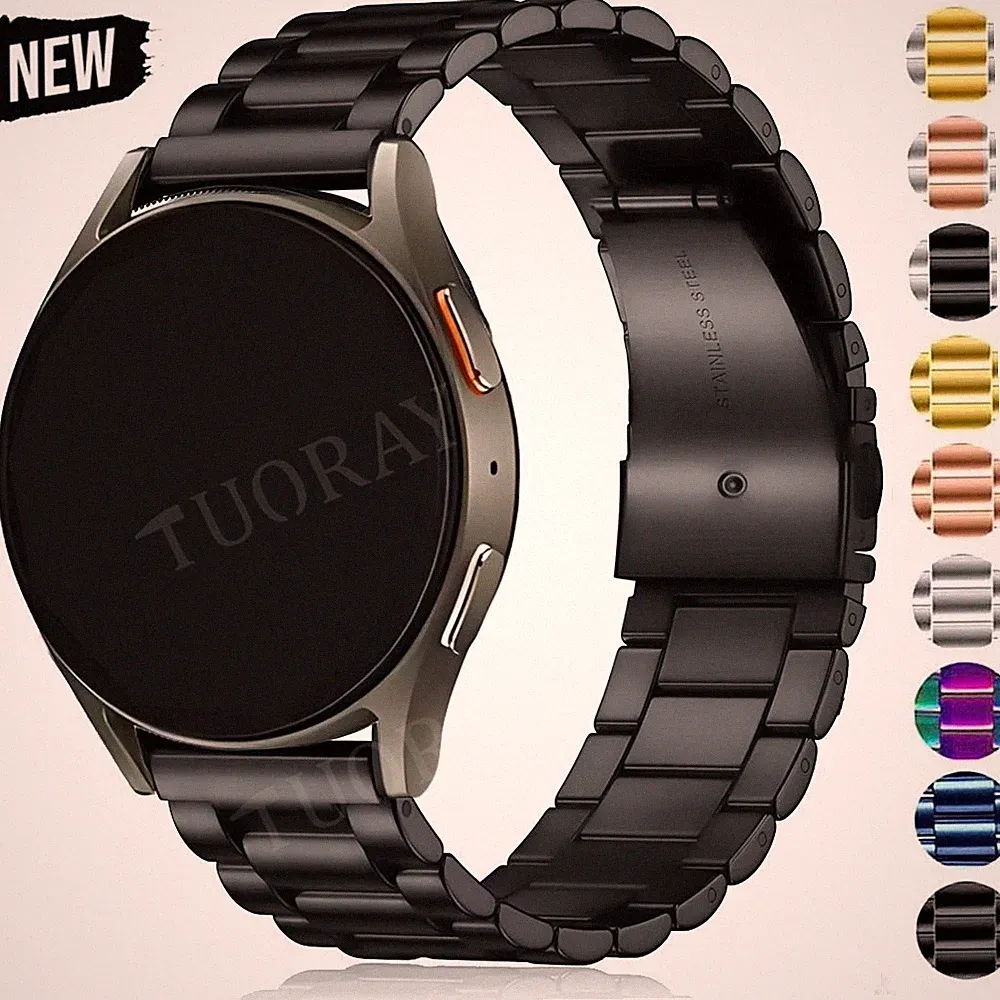 20mm/22mm Edelstahl Ersatz Armband Universal Metallband Uhrenarmband Smartwatch