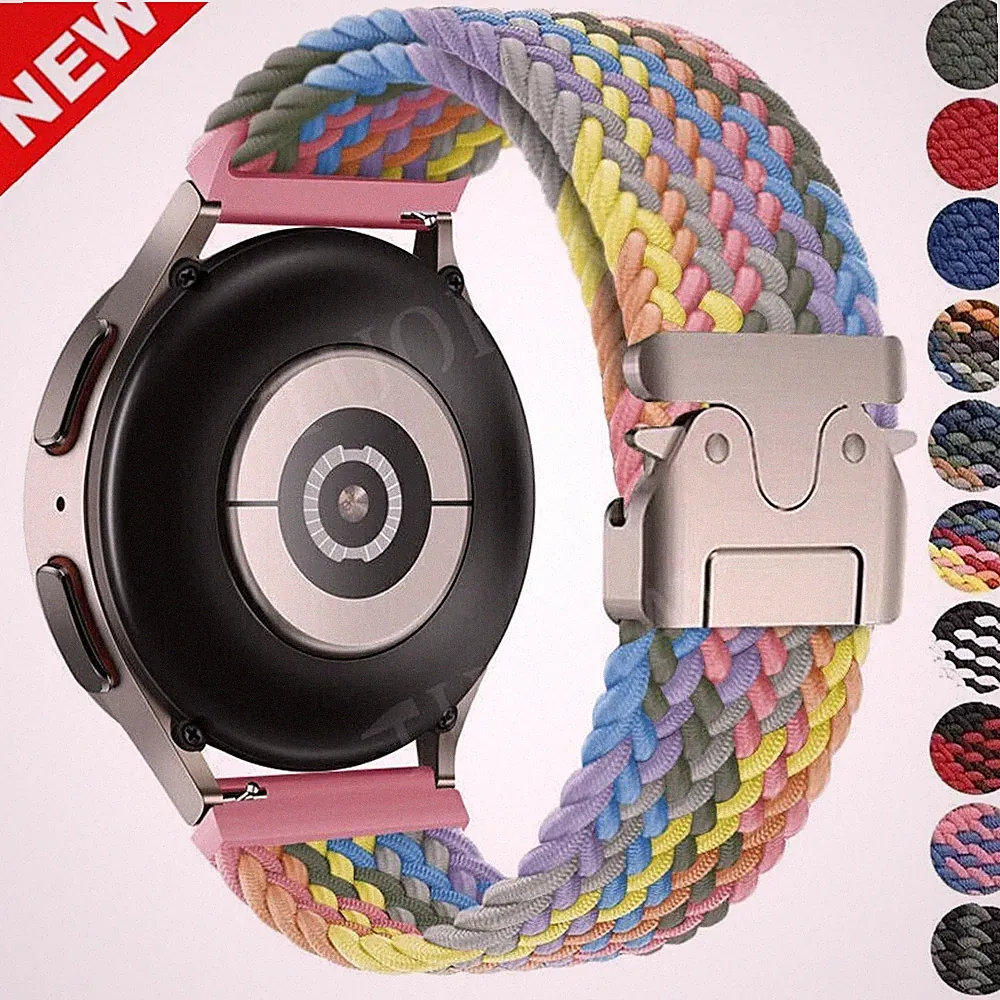 20mm/22mm Ersatz Armband Universal Sport Nylon Loop Uhrenarmband Smartwatch Band