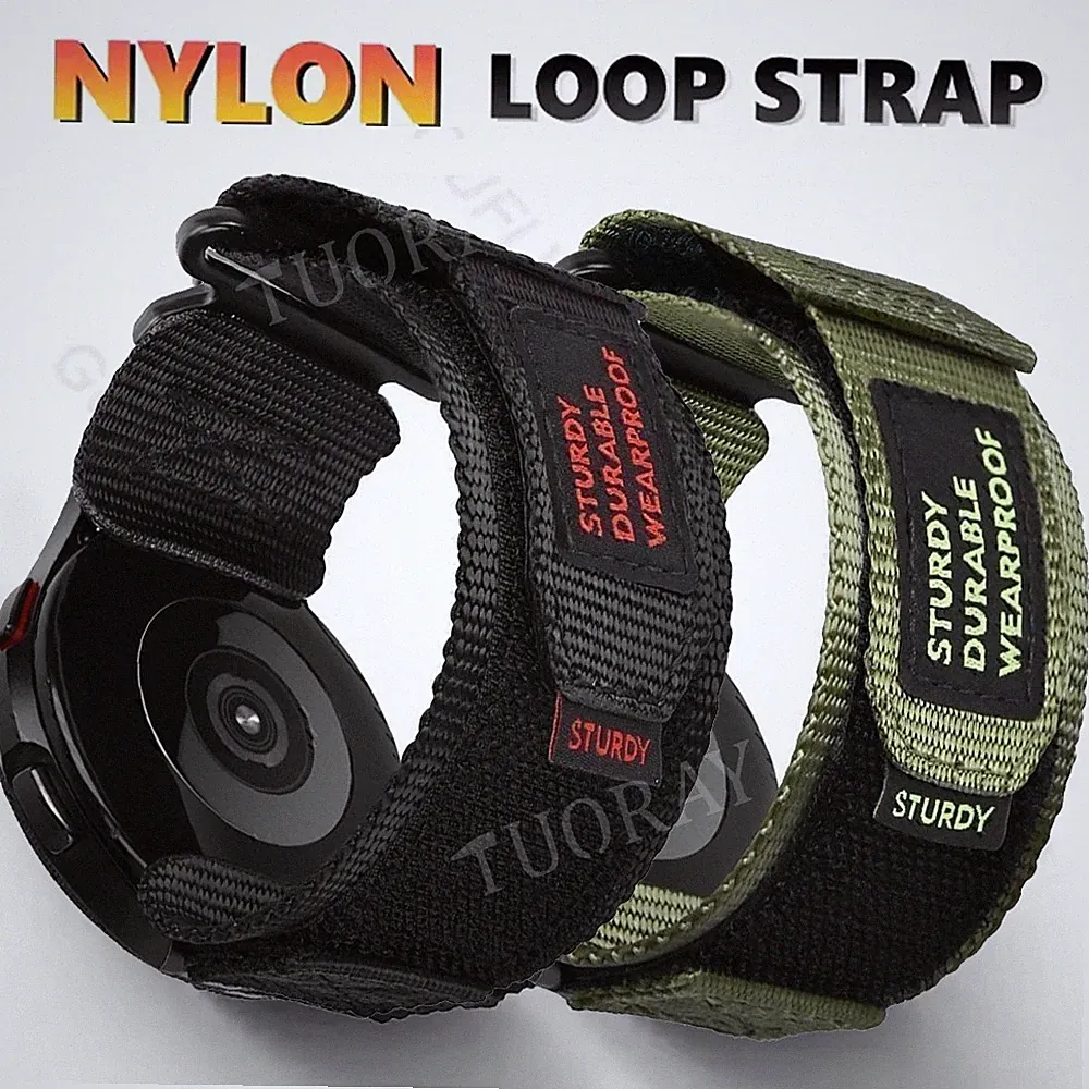 20mm 22mm Smart Watch Nylon Armband Sports Loop Ersatz Uhrenarmband Ersatz Band