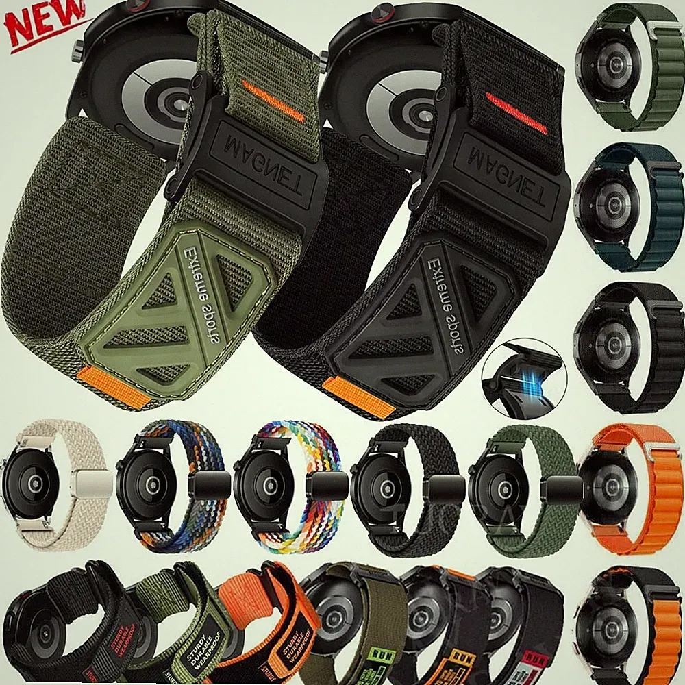 20mm / 22mm Universal Nylon Armband Ersatzband Uhrenarmband Sportband Smartwatch