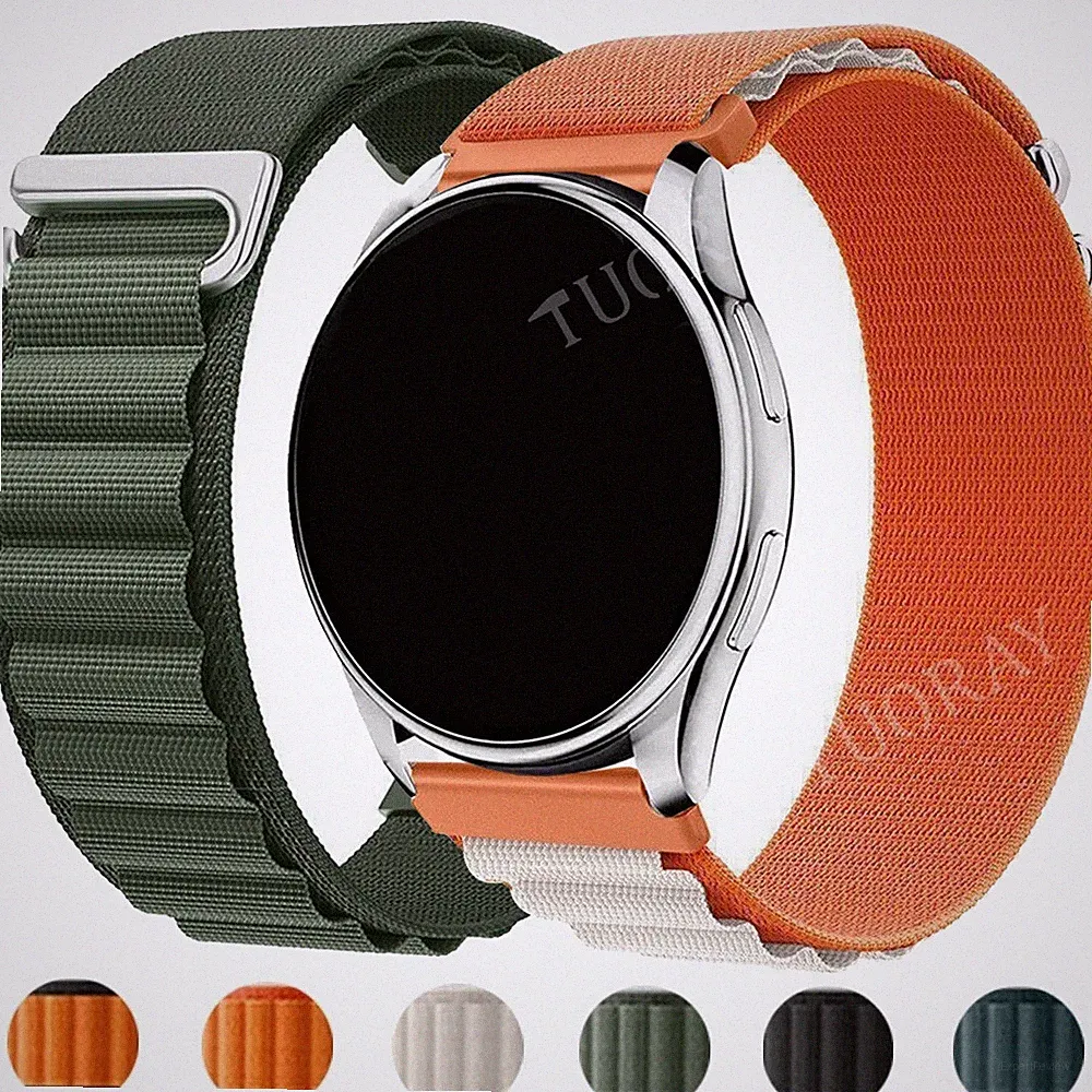 20mm/22mm Universal Nylon Loop Armband Ersatzband Sport Uhrenarmband Smartwatch