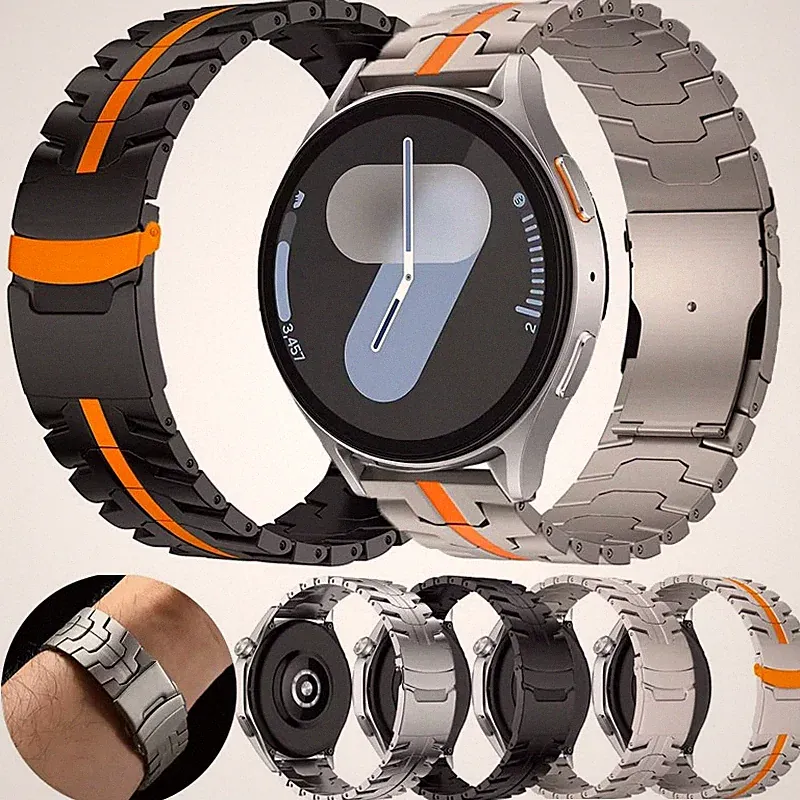 22mm Edelstahl Armband Ersatzband Metallband Uhrenarmband Smartwatch Universal
