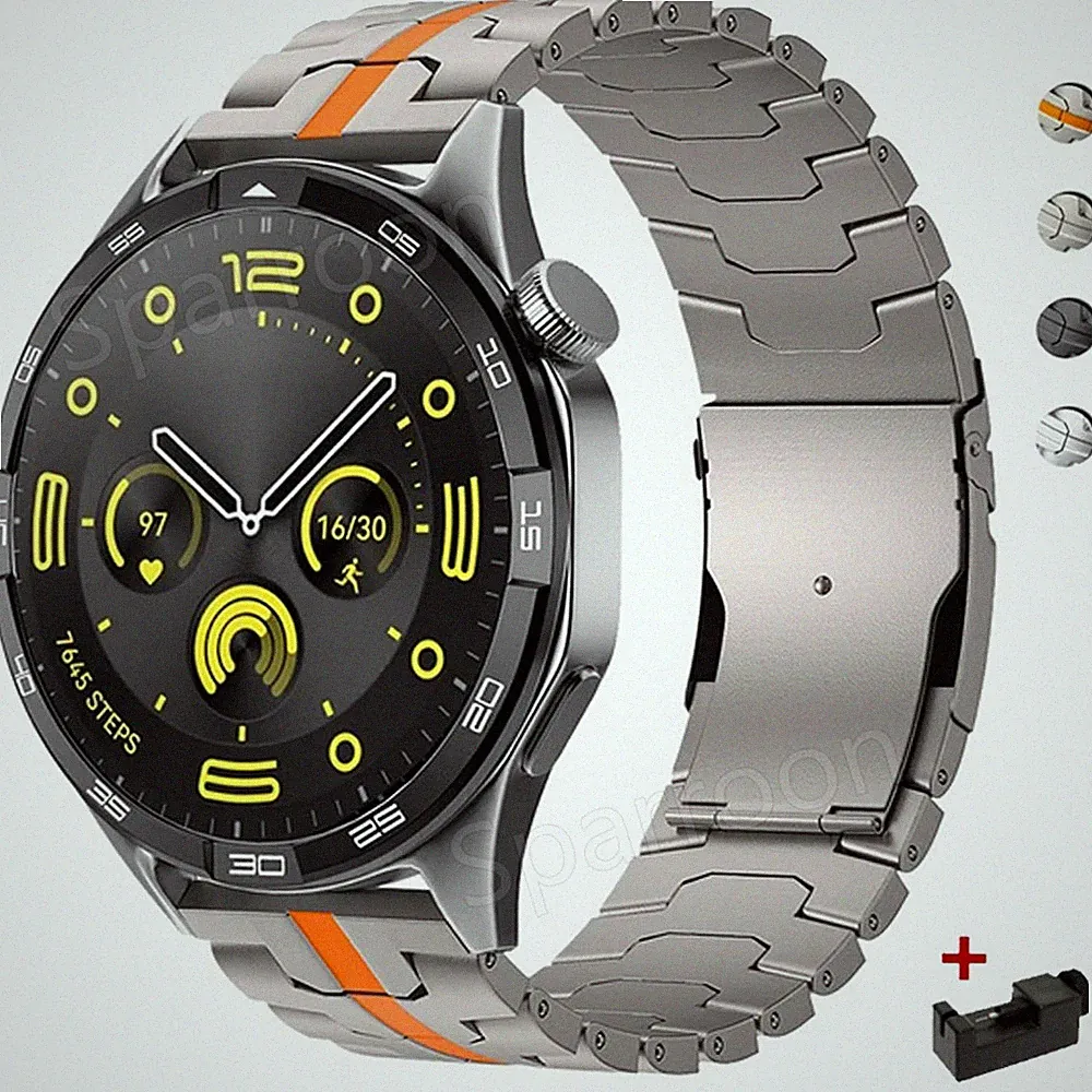 22mm Smart Watch Ersatz Armband Universal Titan Metall Uhrenarmband Strap Ersatz