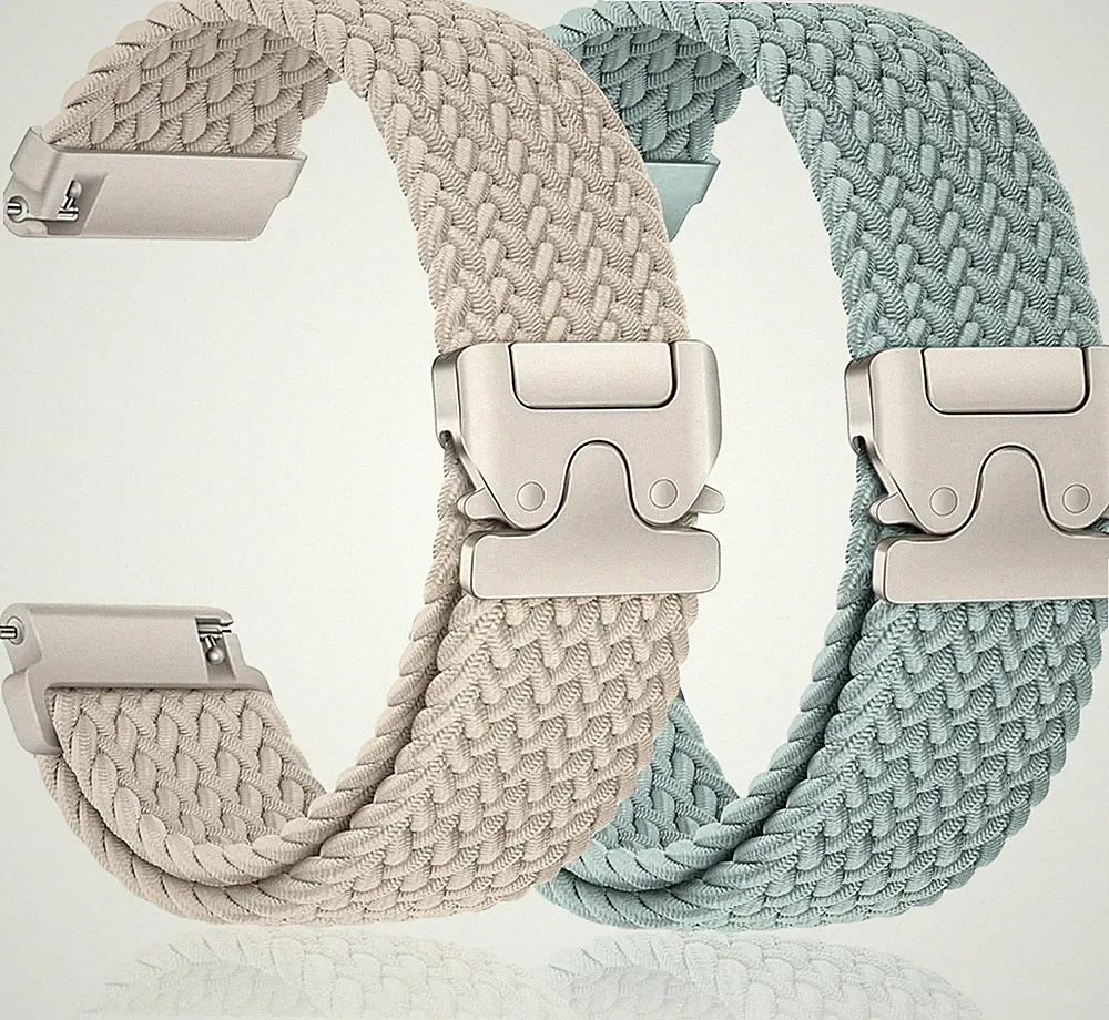 2Pcs Geflochtenes Armband für Samsung Galaxy Watch 7/6/5/4 40mm 44mm/6 4