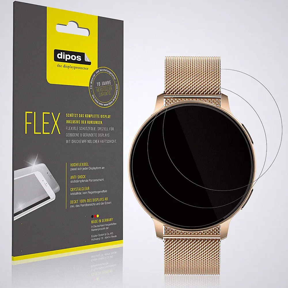 2x 3D Full Cover Schutzfolie für Sloksfil 1.39 Zoll Smartwatch Panzerfolie