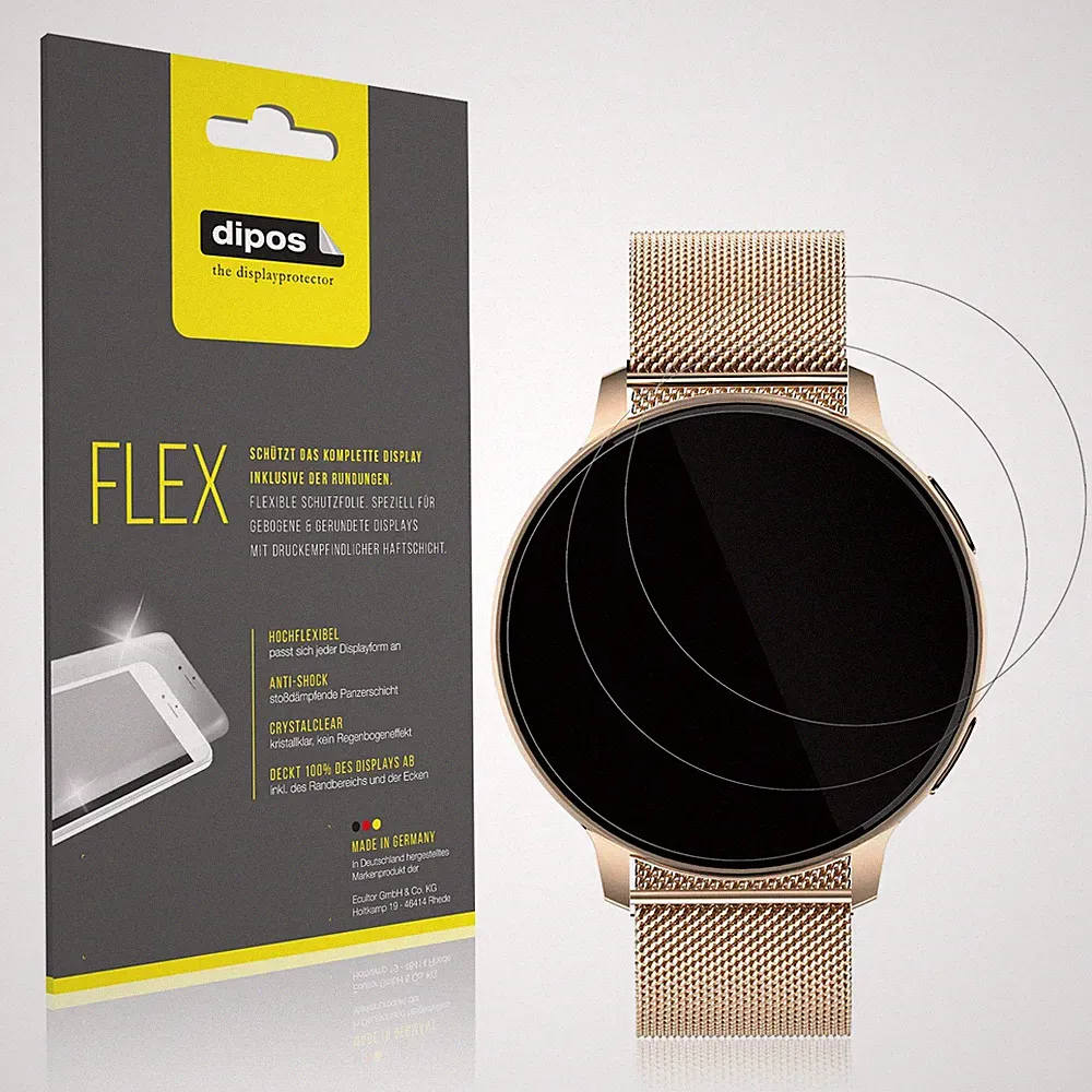 2x 3D Full Cover Schutzfolie für Sloksfil 1.39 Zoll Smartwatch Panzerfolie