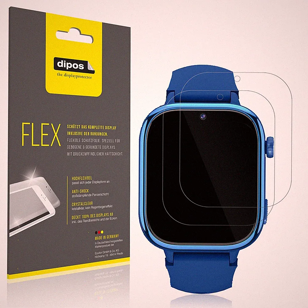 2x 3D Full Cover Schutzfolie für Swgota T20 Kinder Smartwatch Panzerfolie