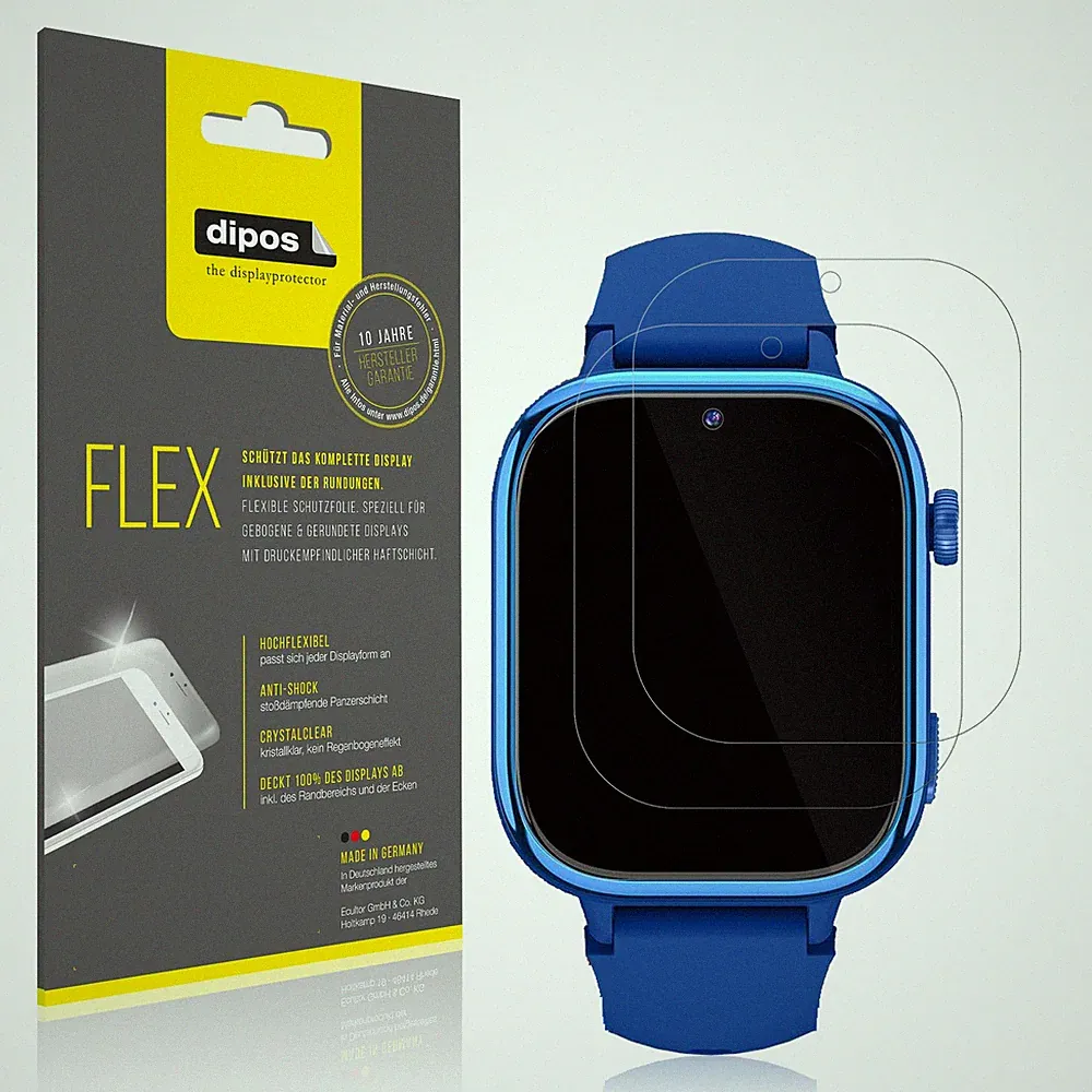 2x 3D Full Cover Schutzfolie für Swgota T20 Kinder Smartwatch Panzerfolie