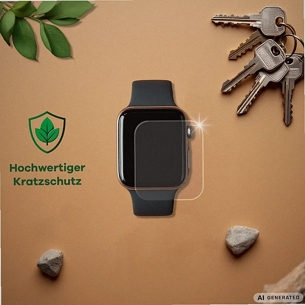 2x Displayschutz Folie für Findtime Smartwatch 1.83" Hochwertiger Schutz