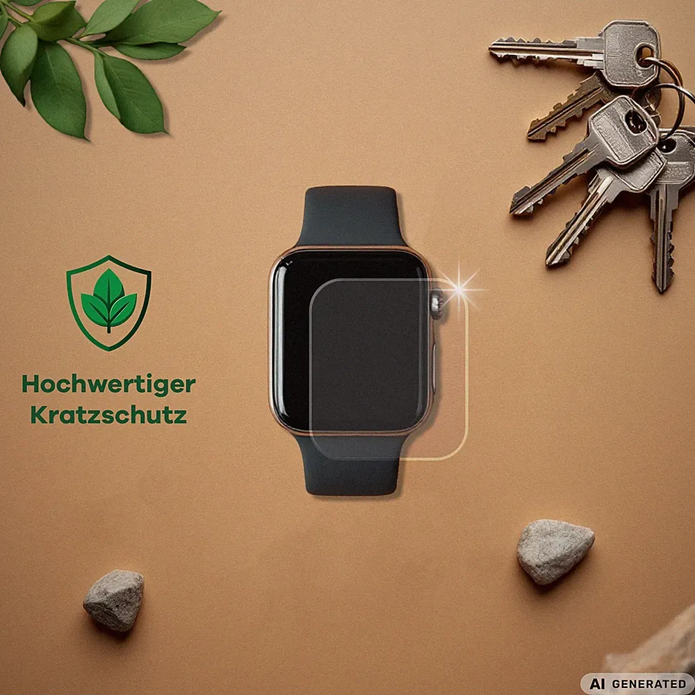 2x Displayschutz Folie für Findtime Smartwatch 1.83" Hochwertiger Schutz