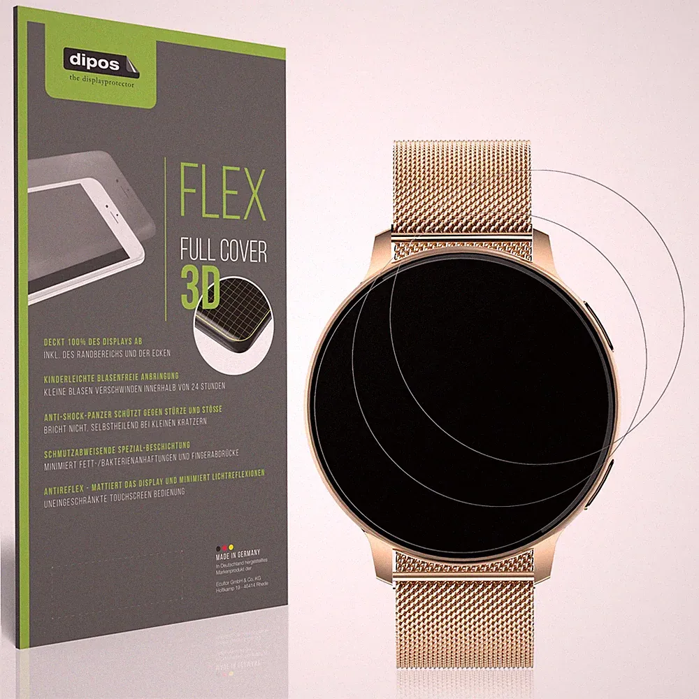 2x Full Cover Schutzfolie matt für Sloksfil 1.39 Zoll Smartwatch Panzerfolie