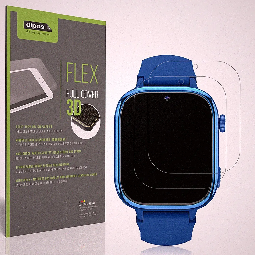 2x Full Cover Schutzfolie matt für Swgota T20 Kinder Smartwatch Panzerfolie
