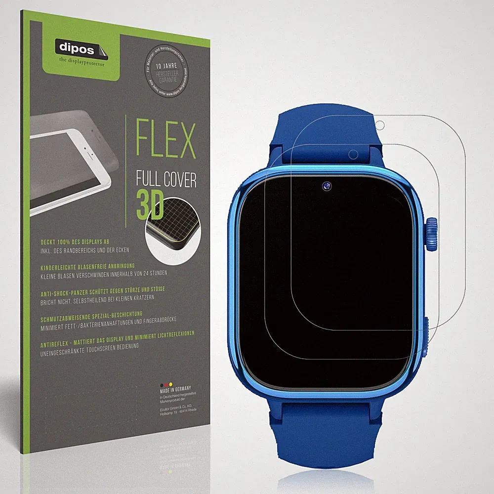 2x Full Cover Schutzfolie matt für Swgota T20 Kinder Smartwatch Panzerfolie