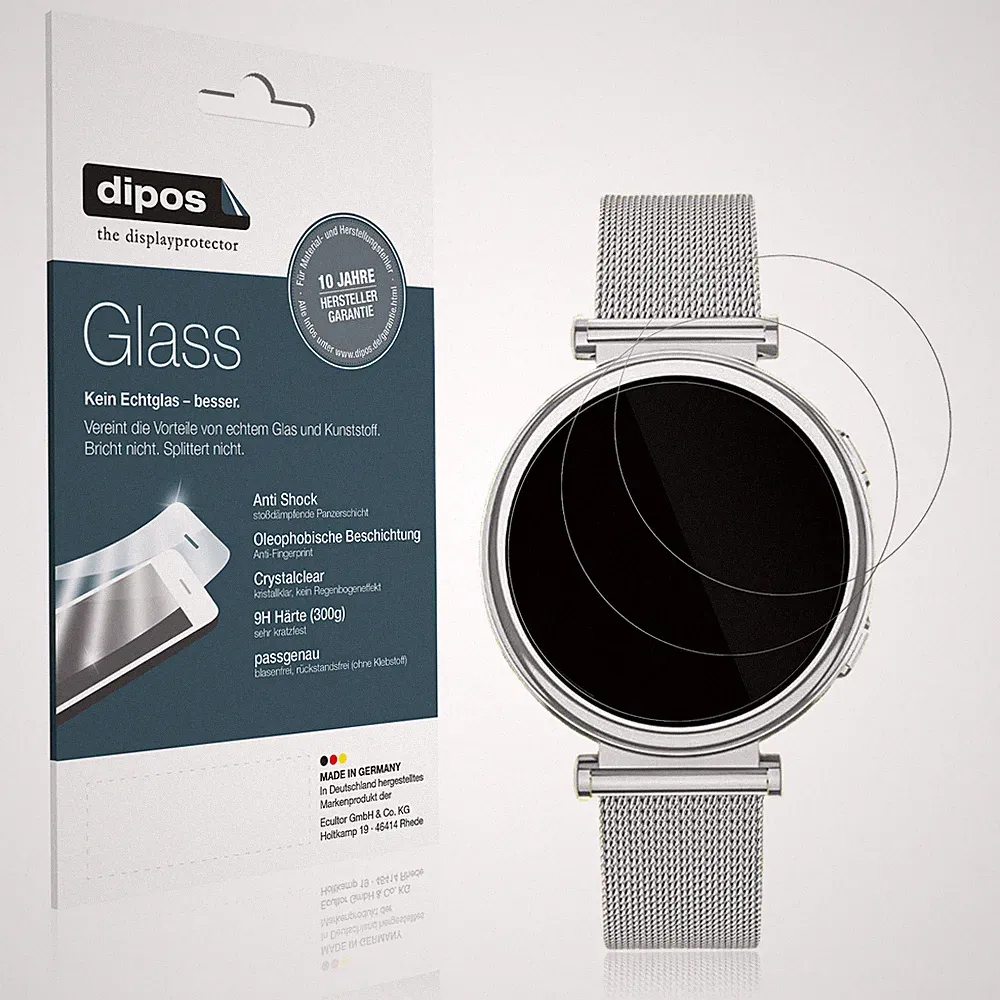 2x Schutzfolie für SWGOTA I109 Smartwatch - Anti-Shock 9H Folie dipos Glass