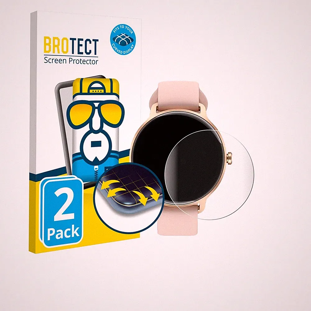 2x Yoever Smartwatch 1.27" Displayfolie Full-Cover Schutz