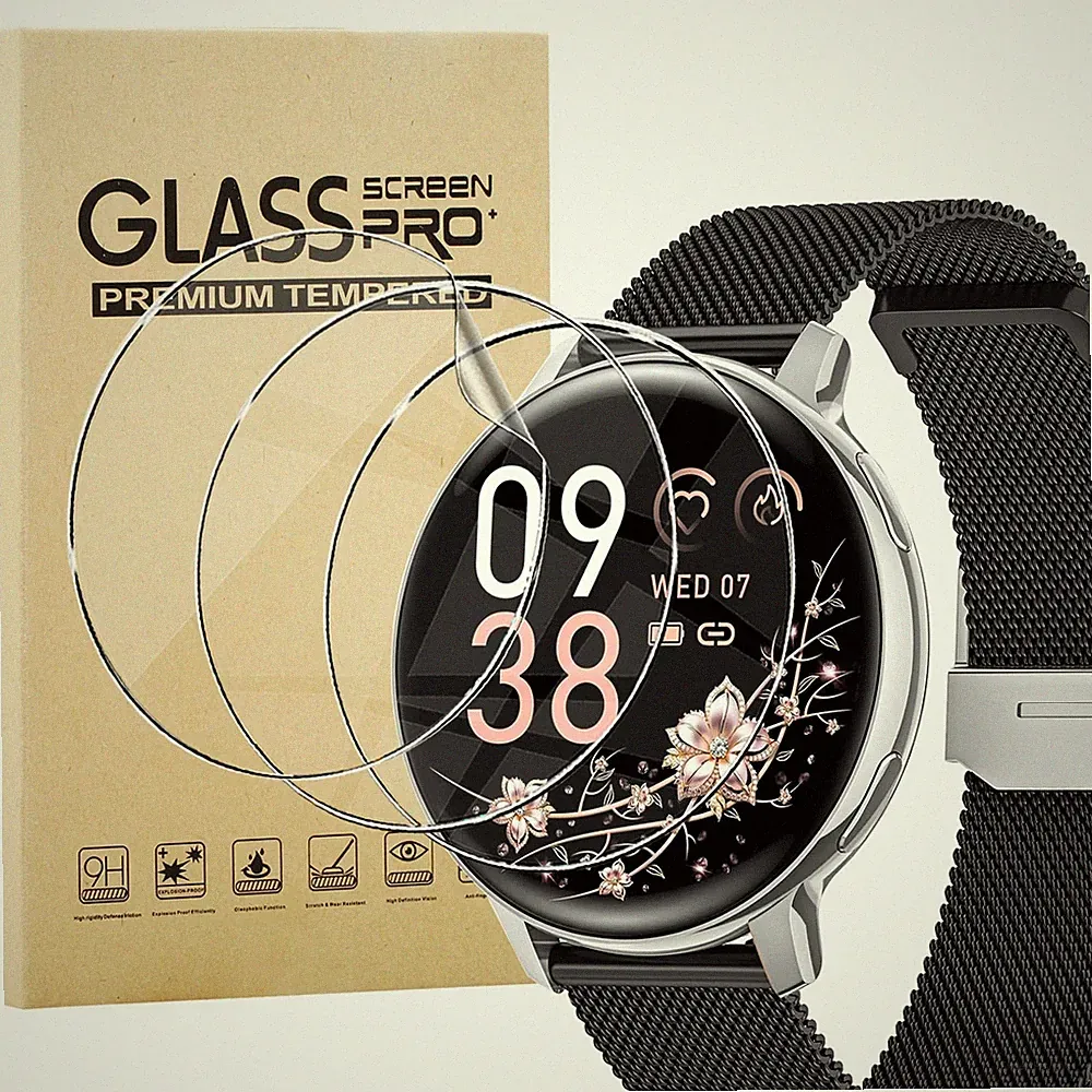 3 Stück Schutzfolie kompatibel mit SWGOTA Smartwatch 1.39 Zoll, AntiKratzen W...
