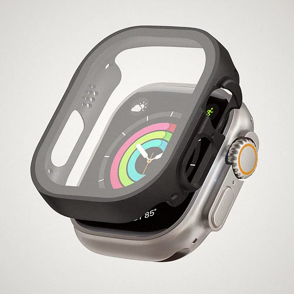 360 Grad Hülle für Apple Watch Ultra 1 2 3 Displayschutz Smartwatch Case Cover