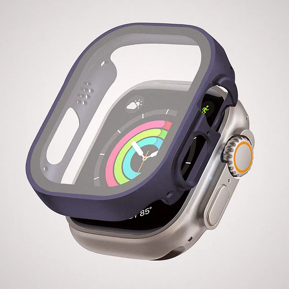 360 Grad Hülle für Apple Watch Ultra 1 2 3 Displayschutz Smartwatch Case Cover