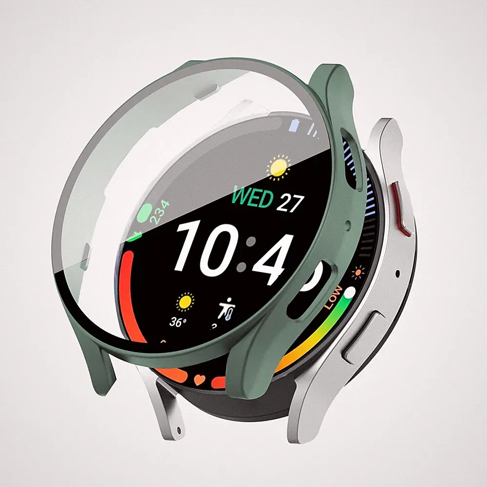 360 Grad Hülle für Samsung Galaxy Watch7 40 44 mm Displayschutz Smartwatch Case