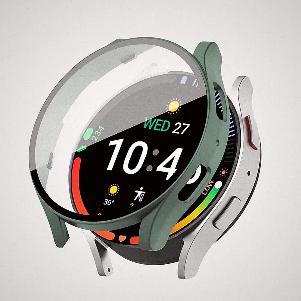 360 Grad Hülle für Samsung Galaxy Watch7 40 44 mm Displayschutz Smartwatch Case