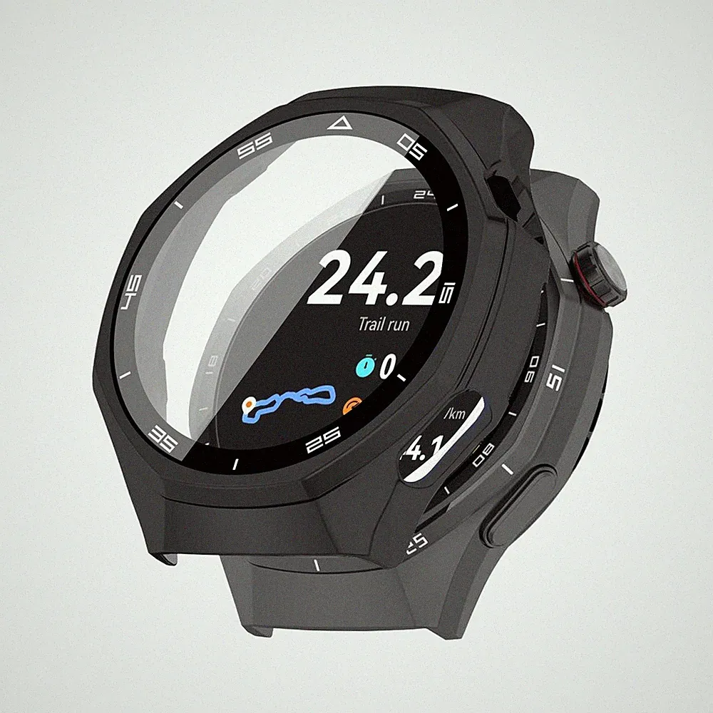 360 Hülle für Huawei Watch GT6 Pro 46 mm mit Displayschutz Smartwatch Case Cover