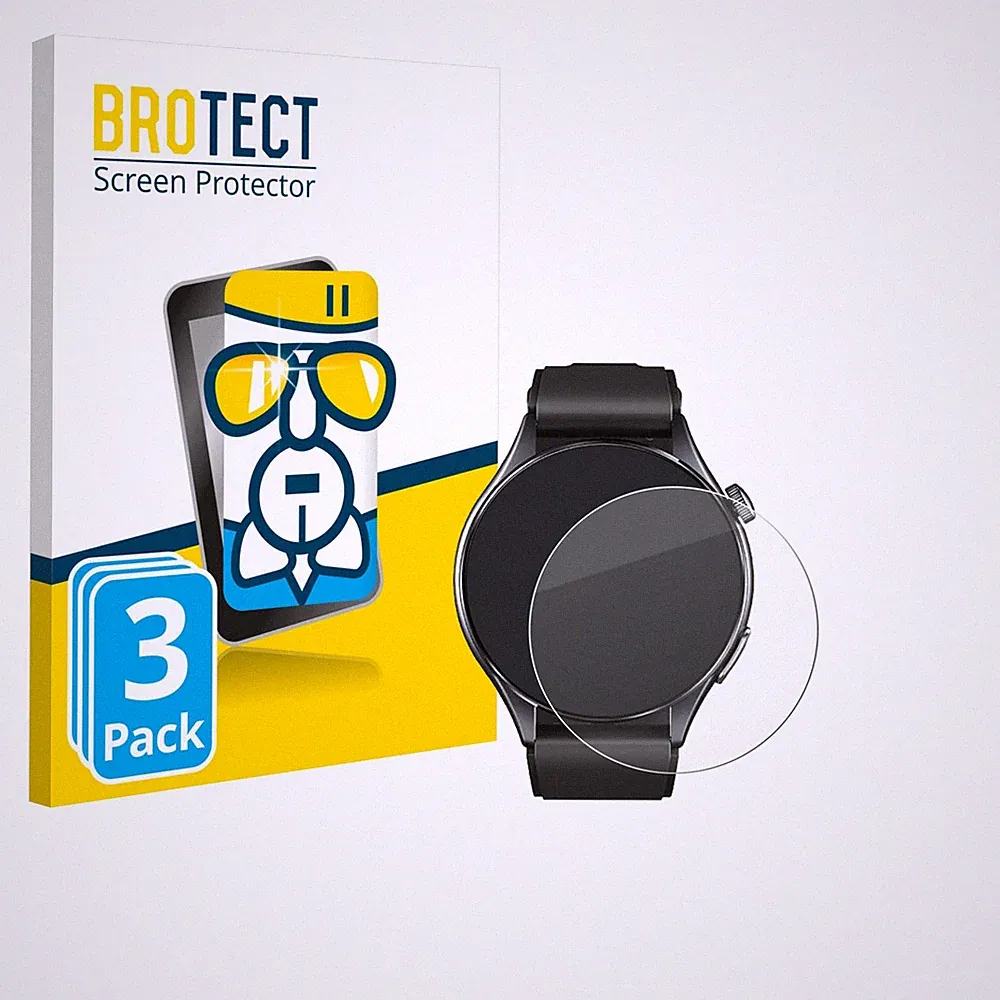 3x Panzerfolie Schutzglas für Marsyu Smartwatch 1.56" Displayschutz