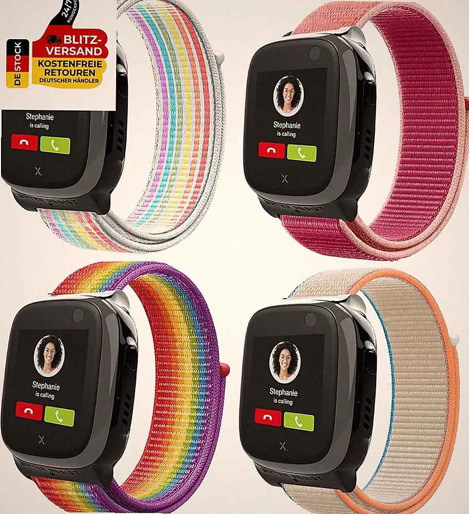4-Stück Kompatibel Mit XPLORA X5 Armband, Kids Smartwatch Klettverschluss Mädche