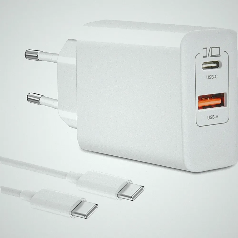 45W USB-C Ladegerät Google Pixel Smartwatch 2 Ports Schnellladung